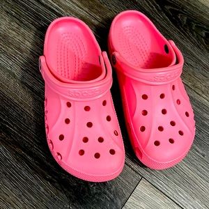 Pink Crocs